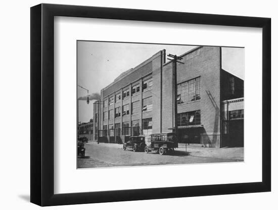 Exterior of kiln and mill building, West End Plant, Fisher Body Company, Detroit, Michigan, 1923-null-Framed Photographic Print