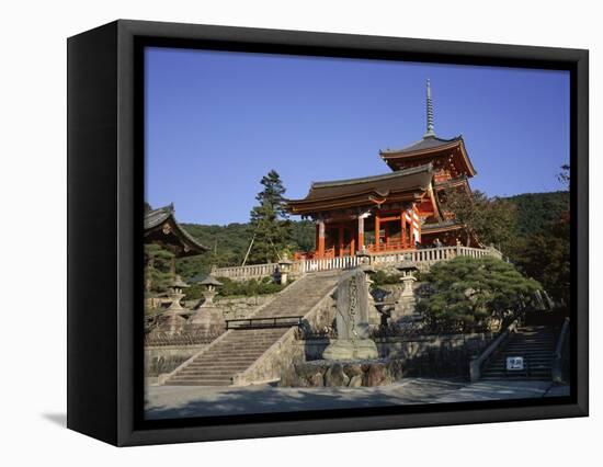 Exterior of Kiyomizu-Dera Temple, Dating from 1633, Kyoto, Kansai, Japan-Christopher Rennie-Framed Premier Image Canvas