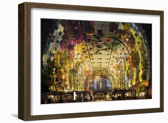 Exterior of Markthal, Westnieuwland, Rotterdam, Netherlands, Europe-Ben Pipe-Framed Photographic Print