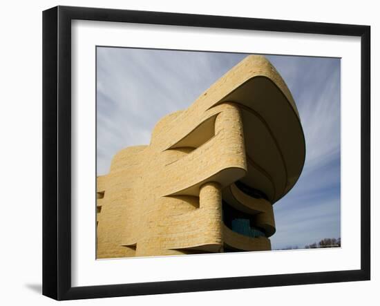 Exterior of National Museum of the American Indian, Washington DC, USA-Scott T. Smith-Framed Photographic Print