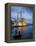 Exterior of Ortakoy Mosque and Bosphorus Bridge at Night, Ortakoy, Istanbul, Turkey-Ben Pipe-Framed Premier Image Canvas