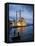 Exterior of Ortakoy Mosque and Bosphorus Bridge at Night, Ortakoy, Istanbul, Turkey-Ben Pipe-Framed Premier Image Canvas