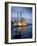 Exterior of Ortakoy Mosque and Bosphorus Bridge at Night, Ortakoy, Istanbul, Turkey-Ben Pipe-Framed Photographic Print