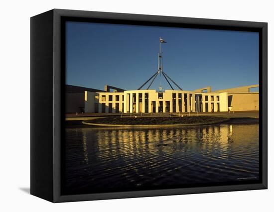 Exterior of Parliament House, Early Morning, Canberra, A.C.T., Australia-Richard Nebesky-Framed Premier Image Canvas