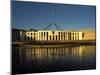 Exterior of Parliament House, Early Morning, Canberra, A.C.T., Australia-Richard Nebesky-Mounted Photographic Print