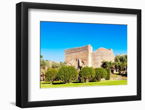 Exterior of Philosophers' Hall, Hadrian's Villa, Tivoli, Province of Rome-Nico Tondini-Framed Photographic Print