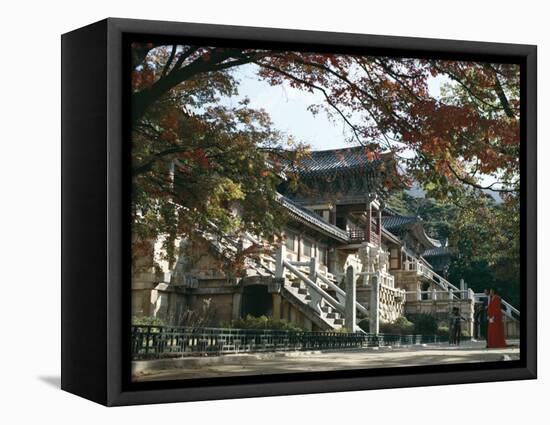 Exterior of Pulguksa Temple, Unesco World Heritage Site, Kyongju, South Korea, Korea-Adina Tovy-Framed Premier Image Canvas