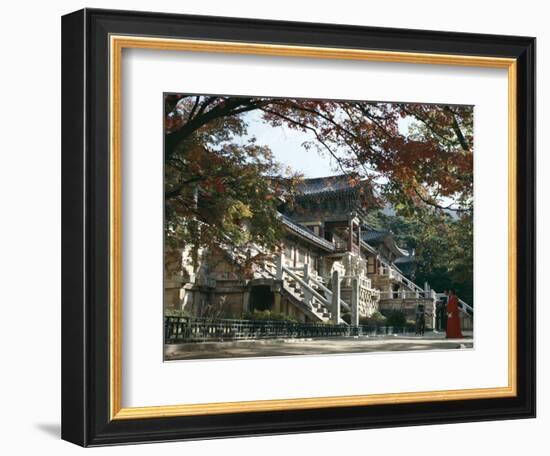 Exterior of Pulguksa Temple, Unesco World Heritage Site, Kyongju, South Korea, Korea-Adina Tovy-Framed Photographic Print