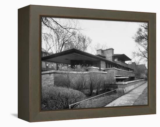 Exterior of Robie House Designed by Frank Lloyd Wright-null-Framed Premier Image Canvas