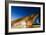 Exterior of Rotterdam Central Station at night, Rotterdam, Netherlands, Europe-Ben Pipe-Framed Photographic Print