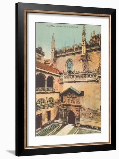 Exterior of Royal Chapel, Alhambra, Granada, Spain-null-Framed Art Print