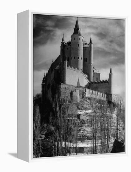 Exterior of Segovia Castle-Dmitri Kessel-Framed Premier Image Canvas