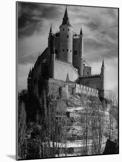 Exterior of Segovia Castle-Dmitri Kessel-Mounted Photographic Print