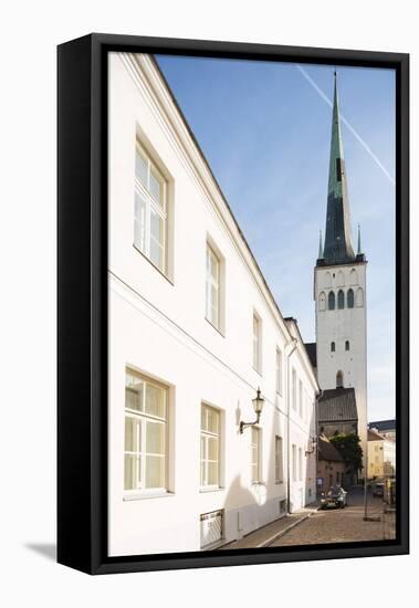 Exterior of St. Olaf's church, Old Town, UNESCO World Heritage Site, Tallinn, Estonia, Europe-Ben Pipe-Framed Premier Image Canvas