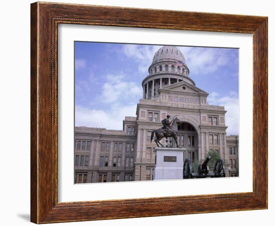 Exterior of State Capitol Building, Austin, Texas, United States of America (Usa), North America-David Lomax-Framed Photographic Print