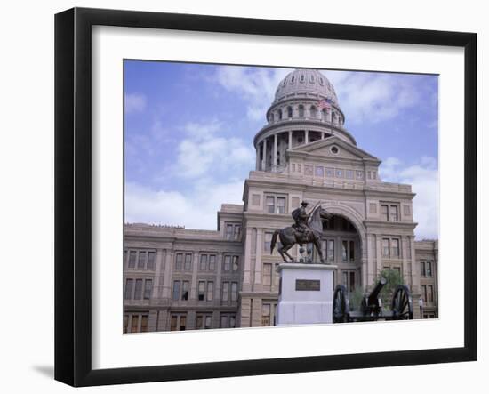 Exterior of State Capitol Building, Austin, Texas, United States of America (Usa), North America-David Lomax-Framed Photographic Print