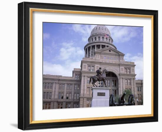 Exterior of State Capitol Building, Austin, Texas, United States of America (Usa), North America-David Lomax-Framed Photographic Print