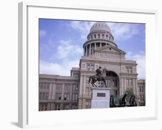 Exterior of State Capitol Building, Austin, Texas, United States of America (Usa), North America-David Lomax-Framed Photographic Print