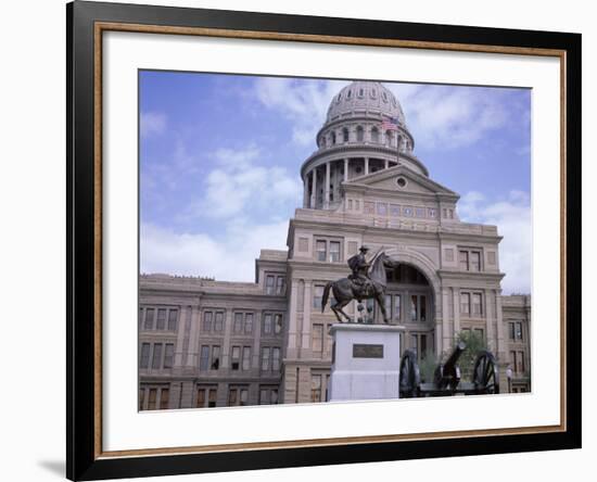 Exterior of State Capitol Building, Austin, Texas, United States of America (Usa), North America-David Lomax-Framed Photographic Print