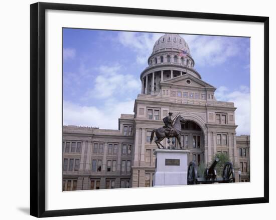 Exterior of State Capitol Building, Austin, Texas, United States of America (Usa), North America-David Lomax-Framed Photographic Print