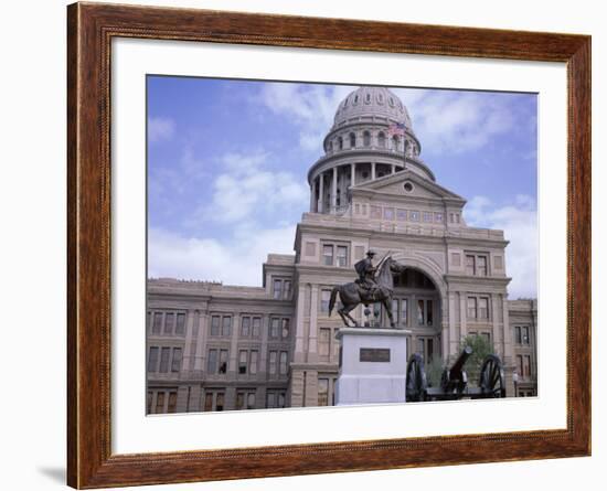 Exterior of State Capitol Building, Austin, Texas, United States of America (Usa), North America-David Lomax-Framed Photographic Print