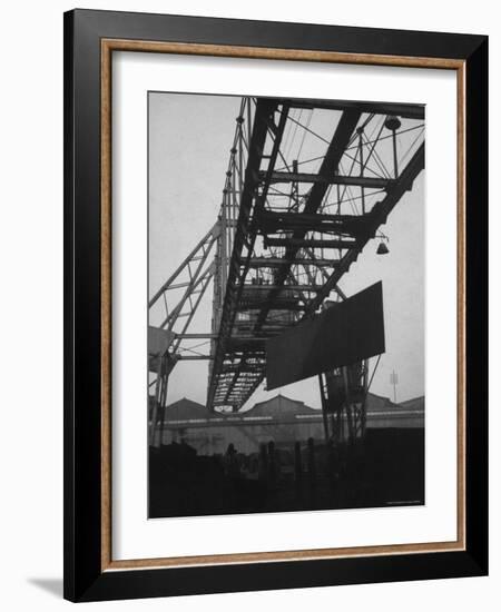 Exterior of Steel Mill Vickers Armstrong-Emil Otto Hoppé-Framed Photographic Print