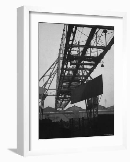 Exterior of Steel Mill Vickers Armstrong-Emil Otto Hoppé-Framed Photographic Print