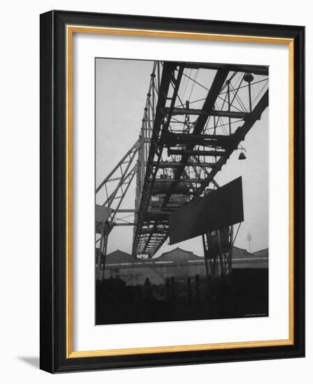 Exterior of Steel Mill Vickers Armstrong-Emil Otto Hoppé-Framed Photographic Print