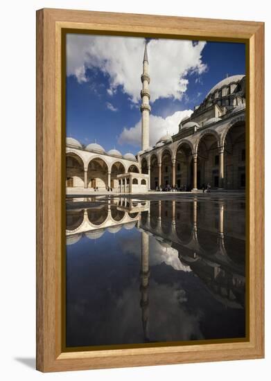 Exterior of Suleymaniye Mosque, Istanbul, Turkey-Ben Pipe-Framed Premier Image Canvas