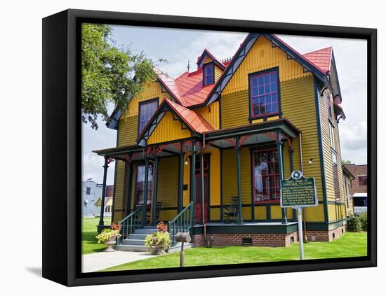 Exterior of Tennessee Williams' Birthplace, Columbus, Mississippi, USA-Joe Restuccia III-Framed Premier Image Canvas