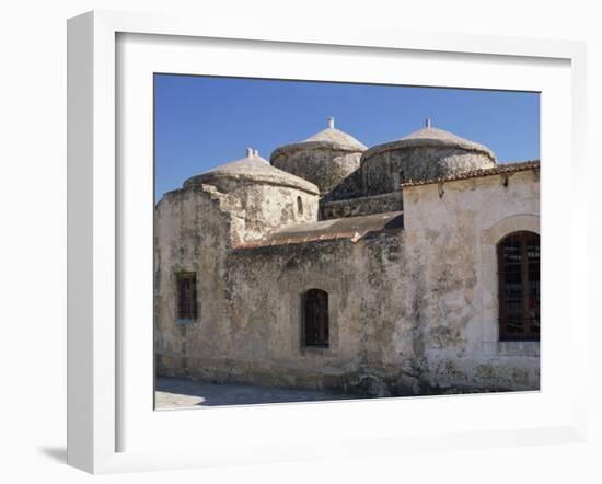 Exterior of the Agia Paraskeri Christian Church, Yeroskipou, Island of Cyprus, Mediterranean-Thouvenin Guy-Framed Photographic Print