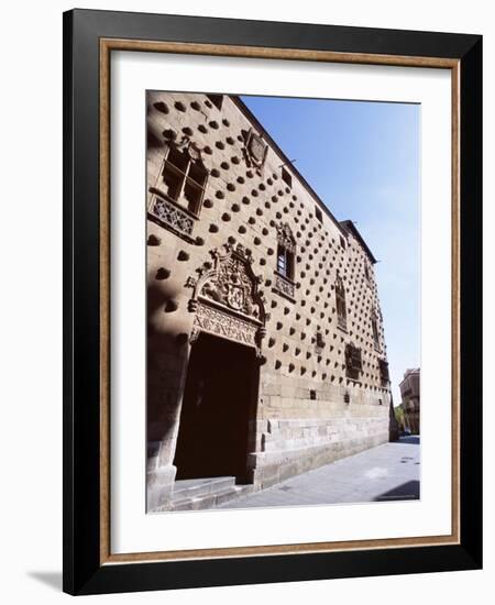 Exterior of the Casa De Las Conchas (House of Shells), Salamanca, Castilla-Leon (Castile), Spain-Robert Harding-Framed Photographic Print