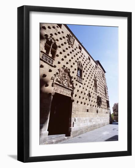 Exterior of the Casa De Las Conchas (House of Shells), Salamanca, Castilla-Leon (Castile), Spain-Robert Harding-Framed Photographic Print