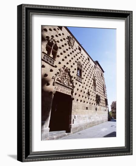 Exterior of the Casa De Las Conchas (House of Shells), Salamanca, Castilla-Leon (Castile), Spain-Robert Harding-Framed Photographic Print