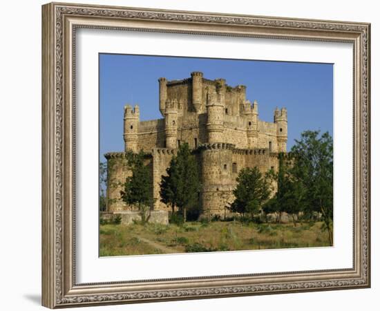 Exterior of the Castle at Guadamur, Toledo, Castile La Mancha, Spain, Europe-Michael Busselle-Framed Photographic Print