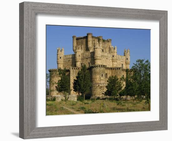 Exterior of the Castle at Guadamur, Toledo, Castile La Mancha, Spain, Europe-Michael Busselle-Framed Photographic Print