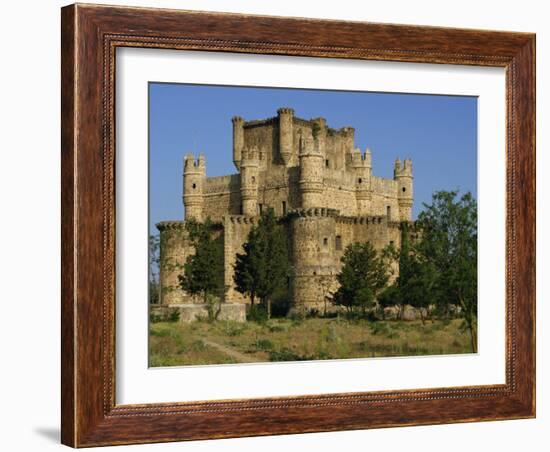 Exterior of the Castle at Guadamur, Toledo, Castile La Mancha, Spain, Europe-Michael Busselle-Framed Photographic Print