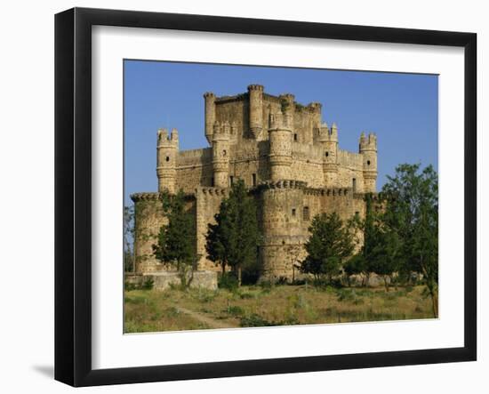 Exterior of the Castle at Guadamur, Toledo, Castile La Mancha, Spain, Europe-Michael Busselle-Framed Photographic Print