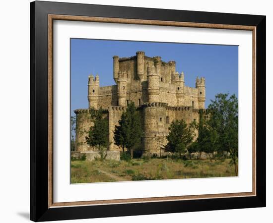 Exterior of the Castle at Guadamur, Toledo, Castile La Mancha, Spain, Europe-Michael Busselle-Framed Photographic Print