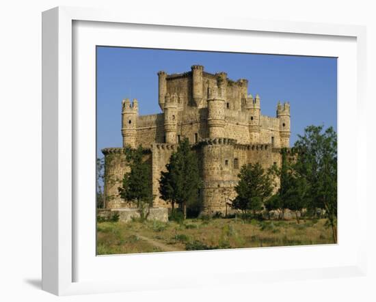 Exterior of the Castle at Guadamur, Toledo, Castile La Mancha, Spain, Europe-Michael Busselle-Framed Photographic Print