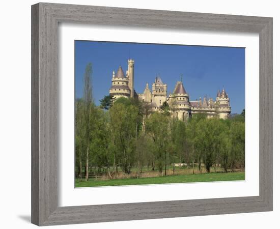 Exterior of the Chateau of Pierrefonds in Aisne, Picardie, France, Europe-Michael Busselle-Framed Photographic Print