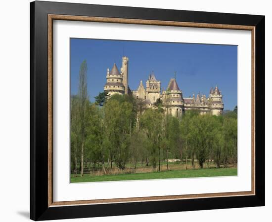 Exterior of the Chateau of Pierrefonds in Aisne, Picardie, France, Europe-Michael Busselle-Framed Photographic Print