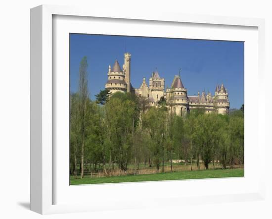 Exterior of the Chateau of Pierrefonds in Aisne, Picardie, France, Europe-Michael Busselle-Framed Photographic Print