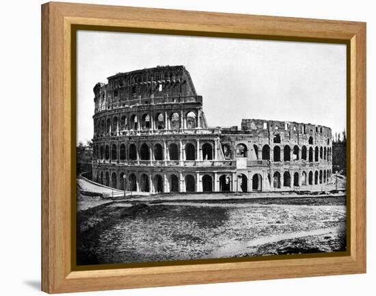 Exterior of the Colosseum, Rome, 1893-John L Stoddard-Framed Premier Image Canvas