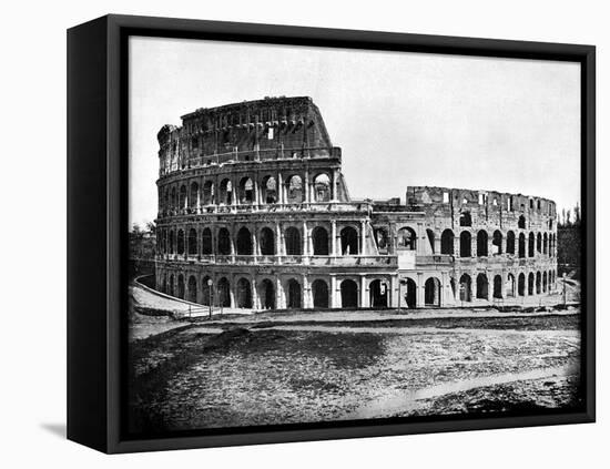 Exterior of the Colosseum, Rome, 1893-John L Stoddard-Framed Premier Image Canvas