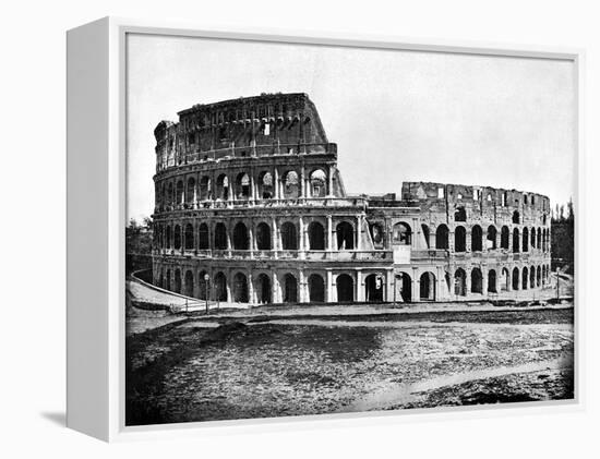 Exterior of the Colosseum, Rome, 1893-John L Stoddard-Framed Premier Image Canvas