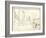 Exterior of the Gare Saint-Lazare (Pencil on Paper)-Claude Monet-Framed Giclee Print