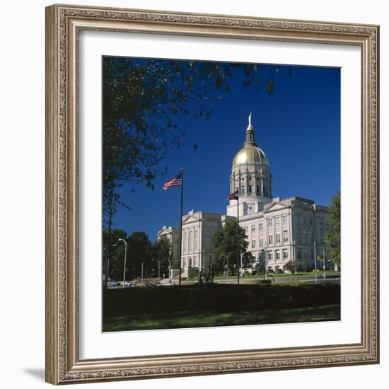 Exterior of the Georgia State Capitol Building, Atlanta, Georgia, United States of America (USA)-G Richardson-Framed Photographic Print