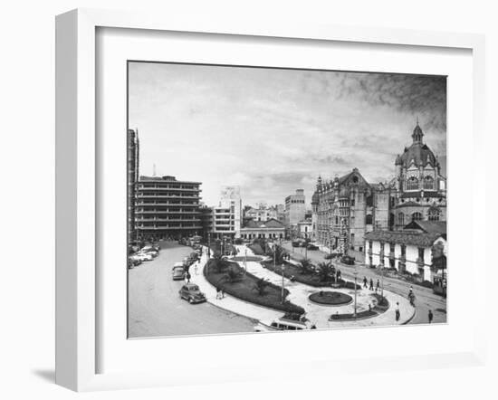 Exterior of the Government Palace on Nutibara Square-Dmitri Kessel-Framed Photographic Print