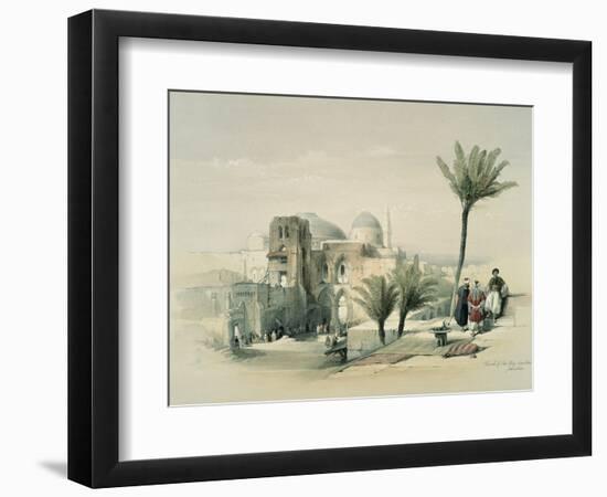 Exterior of the Holy Sepulchre-David Roberts-Framed Giclee Print